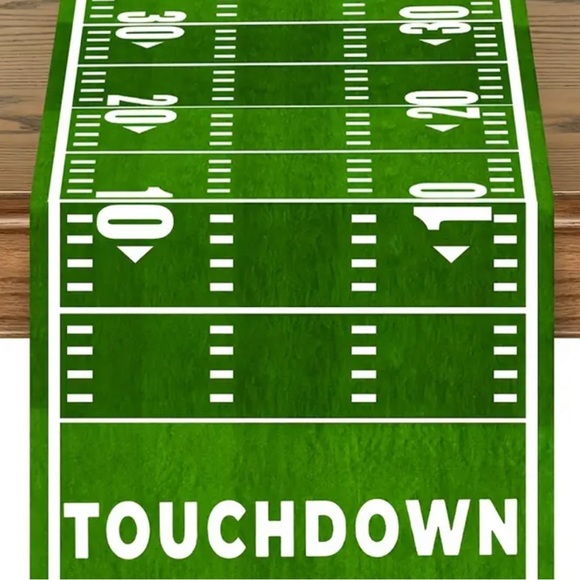 Other - Green Football Field Table Runner